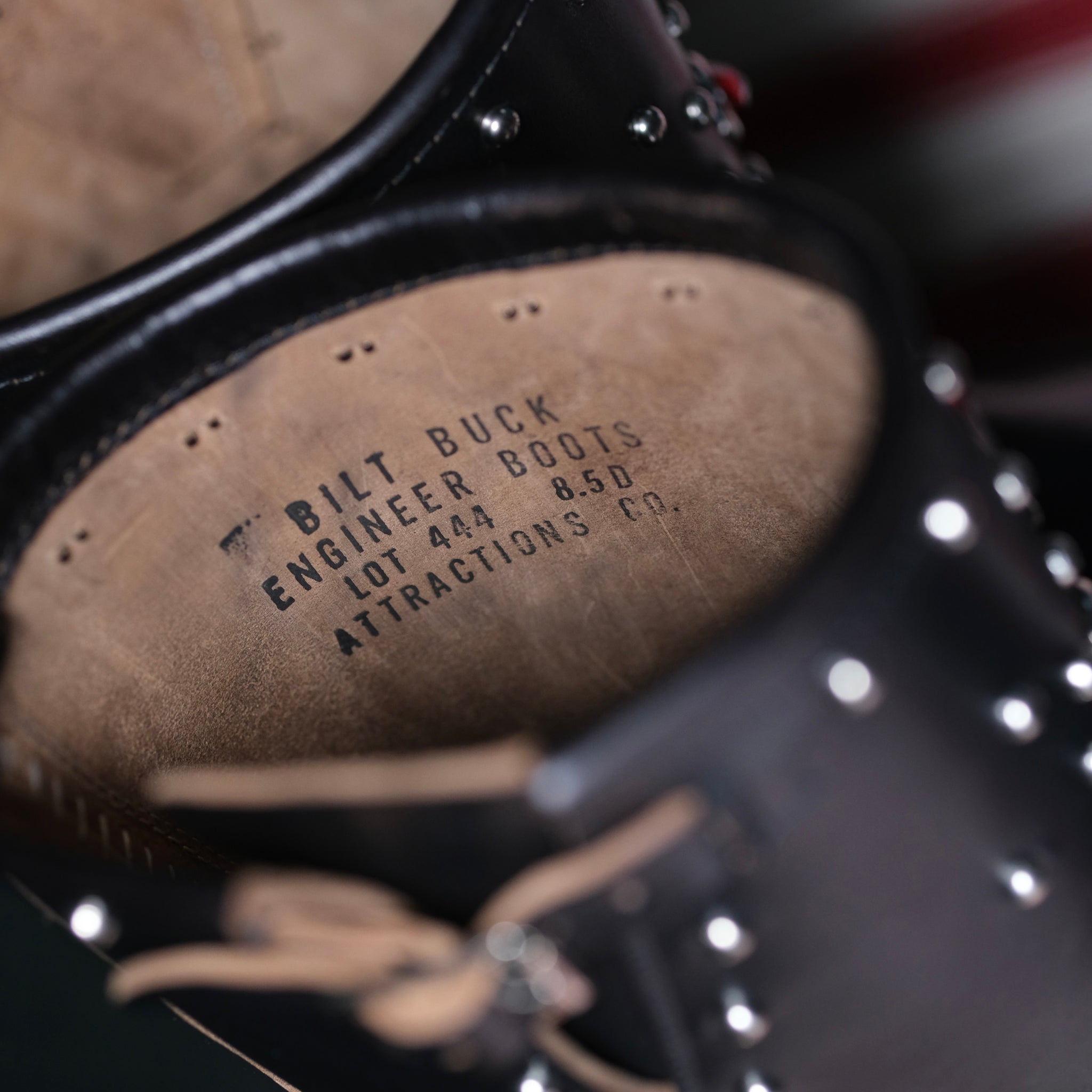Attractions - Biltbuck Lot.444 Studded Engineer Boots