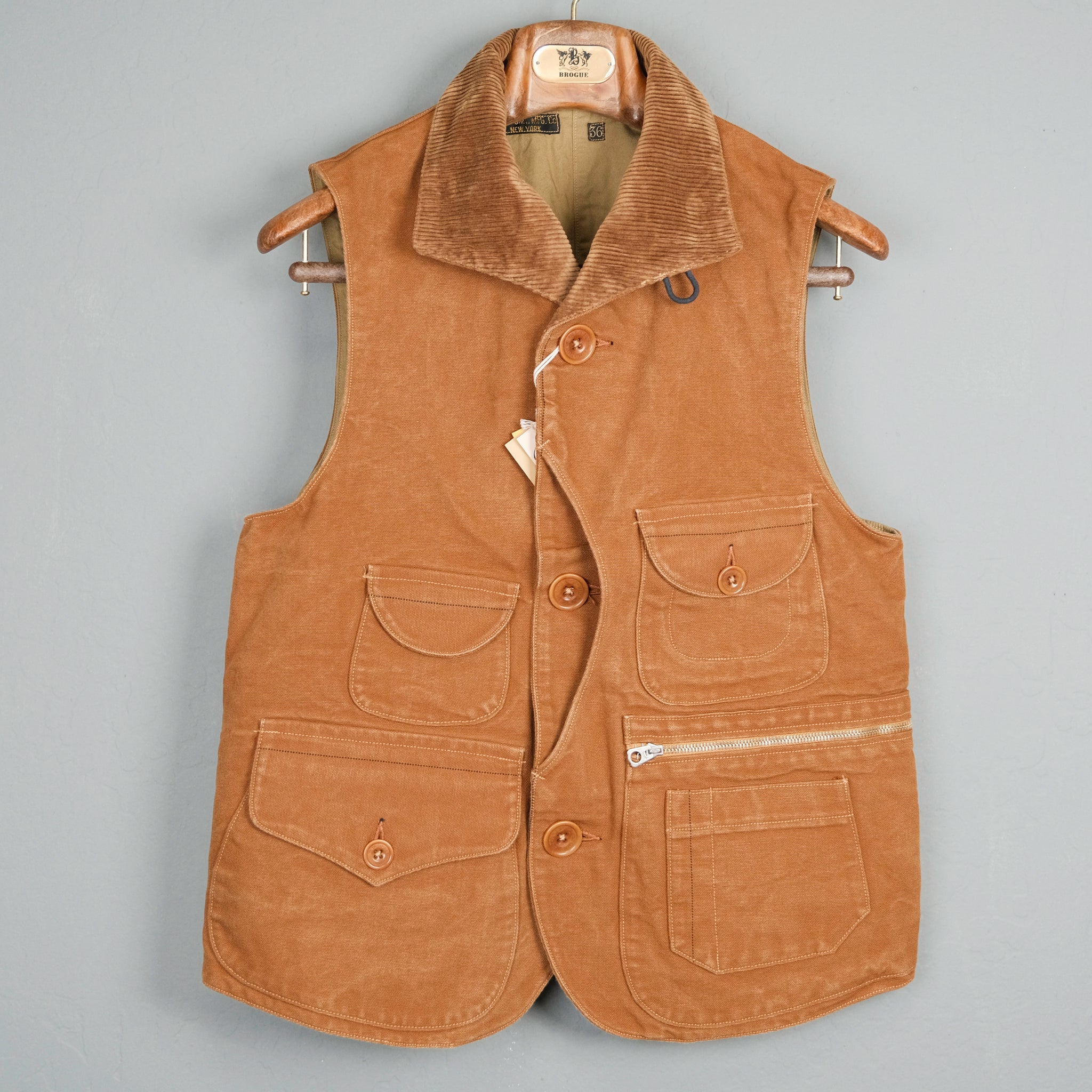 THE UNION HUNTER CORDUROY VEST 美品 HUNTER CORDUROY VEST