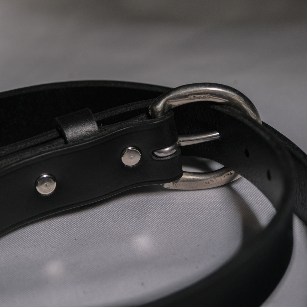 Codina Leather 1" Horseshoe Buckle Belt