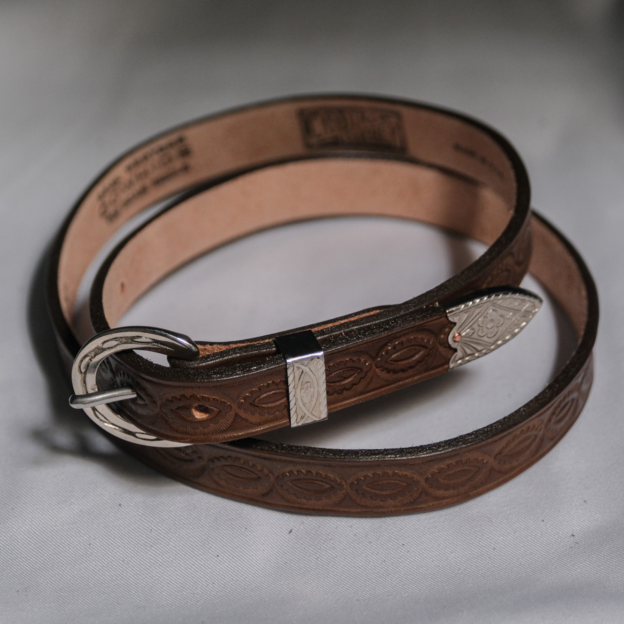 小物 namacheko brogue belt Brogue Belt in Black/Silver – SVRN