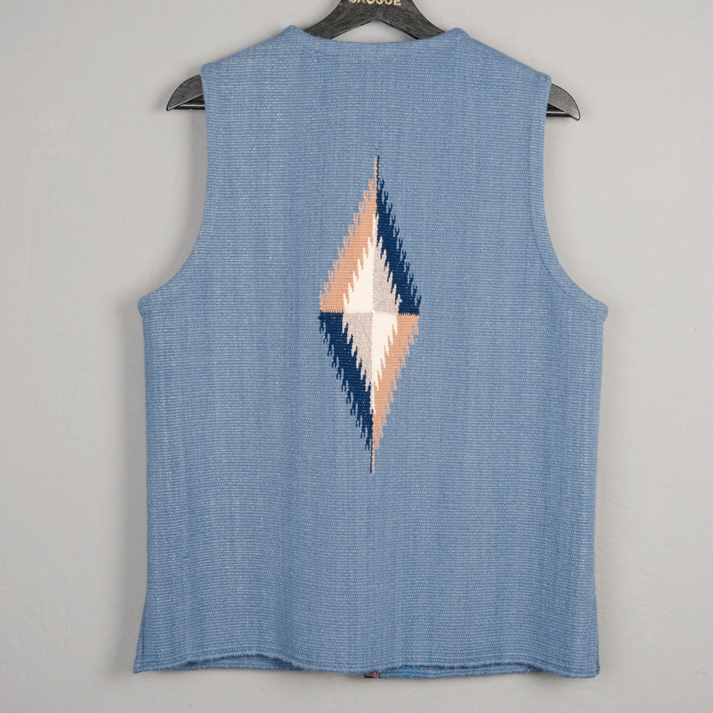 Ortega Chimayo Hand Woven Square Front Vest