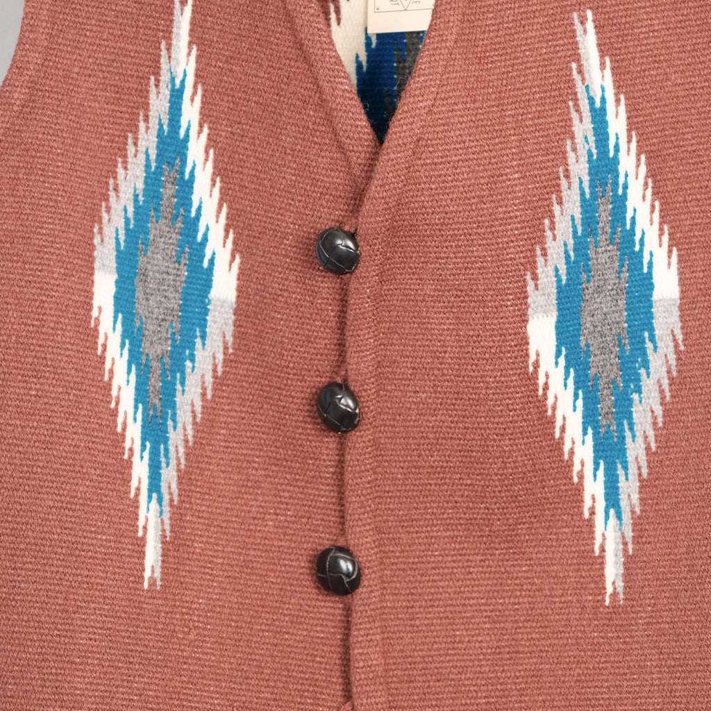 Ortega Chimayo Hand Woven Pointed Front Vest