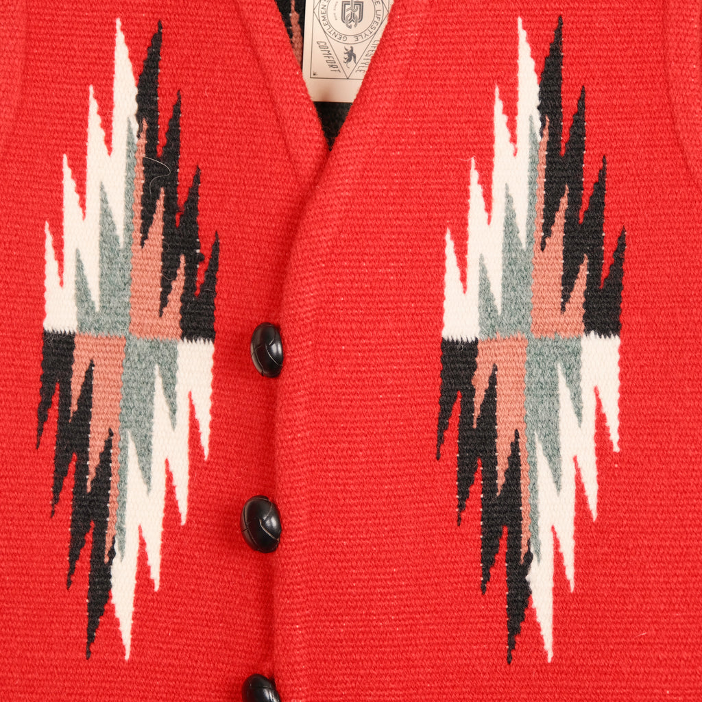 Ortega Chimayo Hand Woven Pointed Front Vest