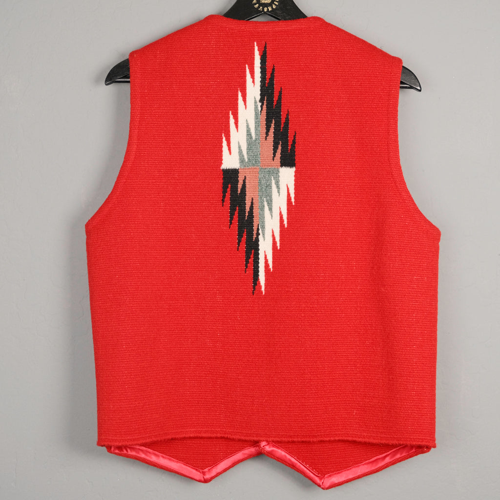 Ortega Chimayo Hand Woven Pointed Front Vest