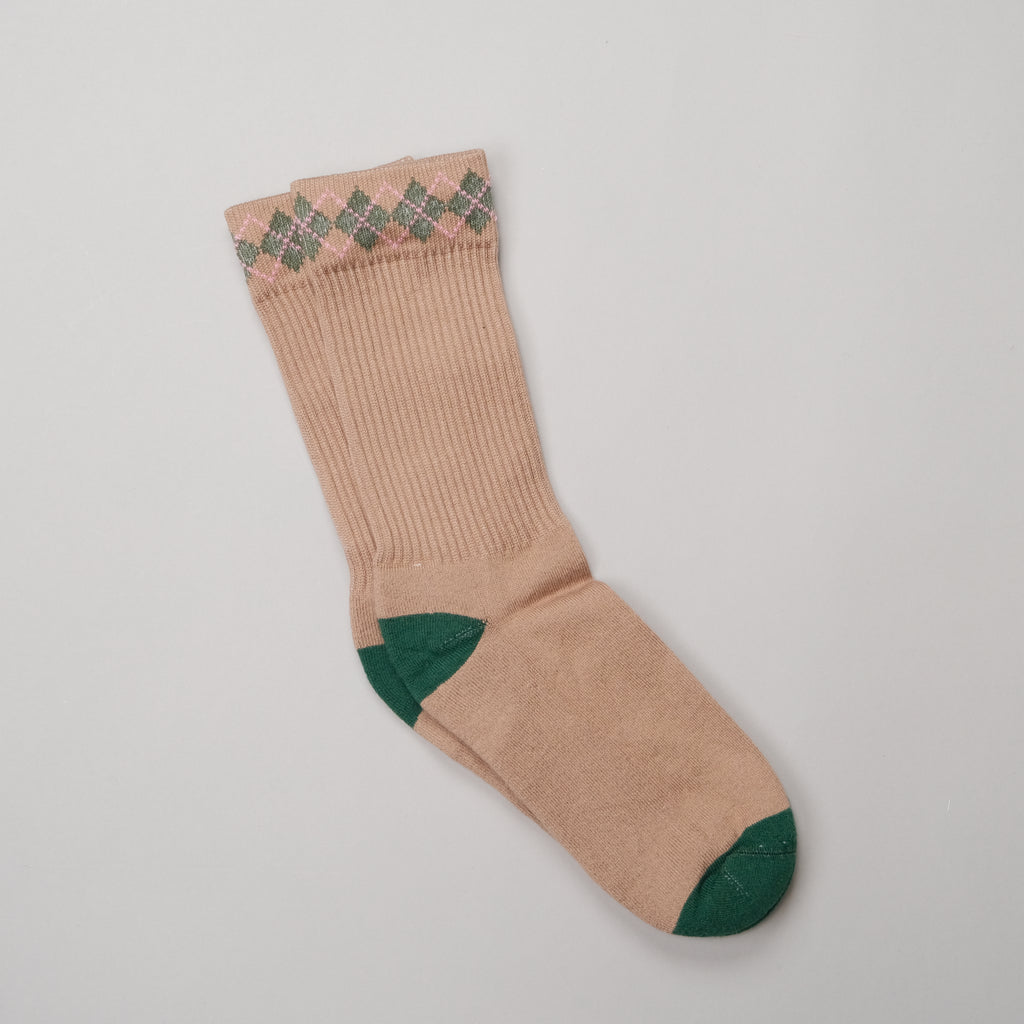 America Trench- Argyle Crew Socks