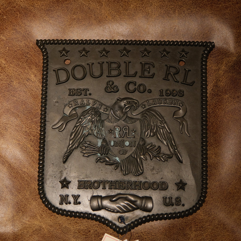 RRL Double Earl Brass Wall Plaque