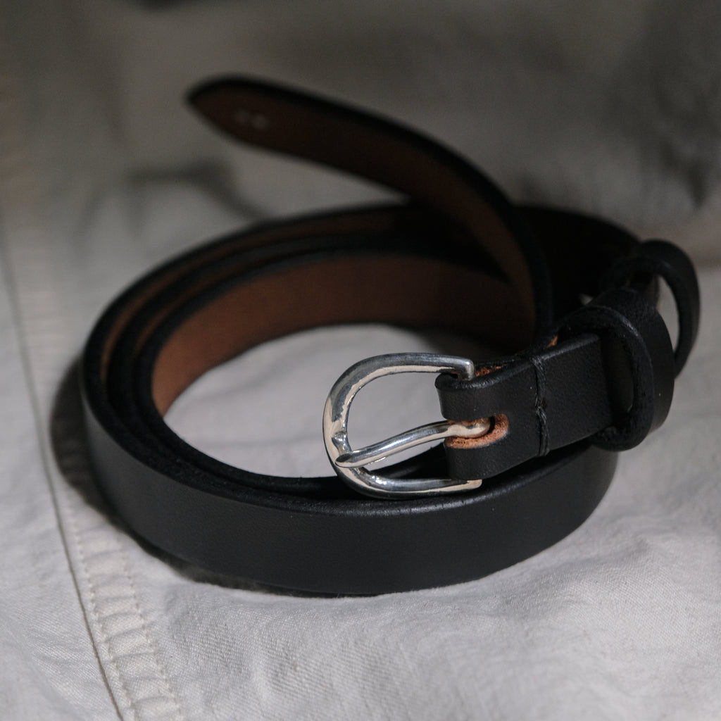 Larry Smith Horseshoe Buckle Belt / Extended Tip
