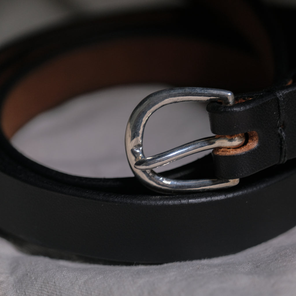 Larry Smith Horseshoe Buckle Belt / Extended Tip