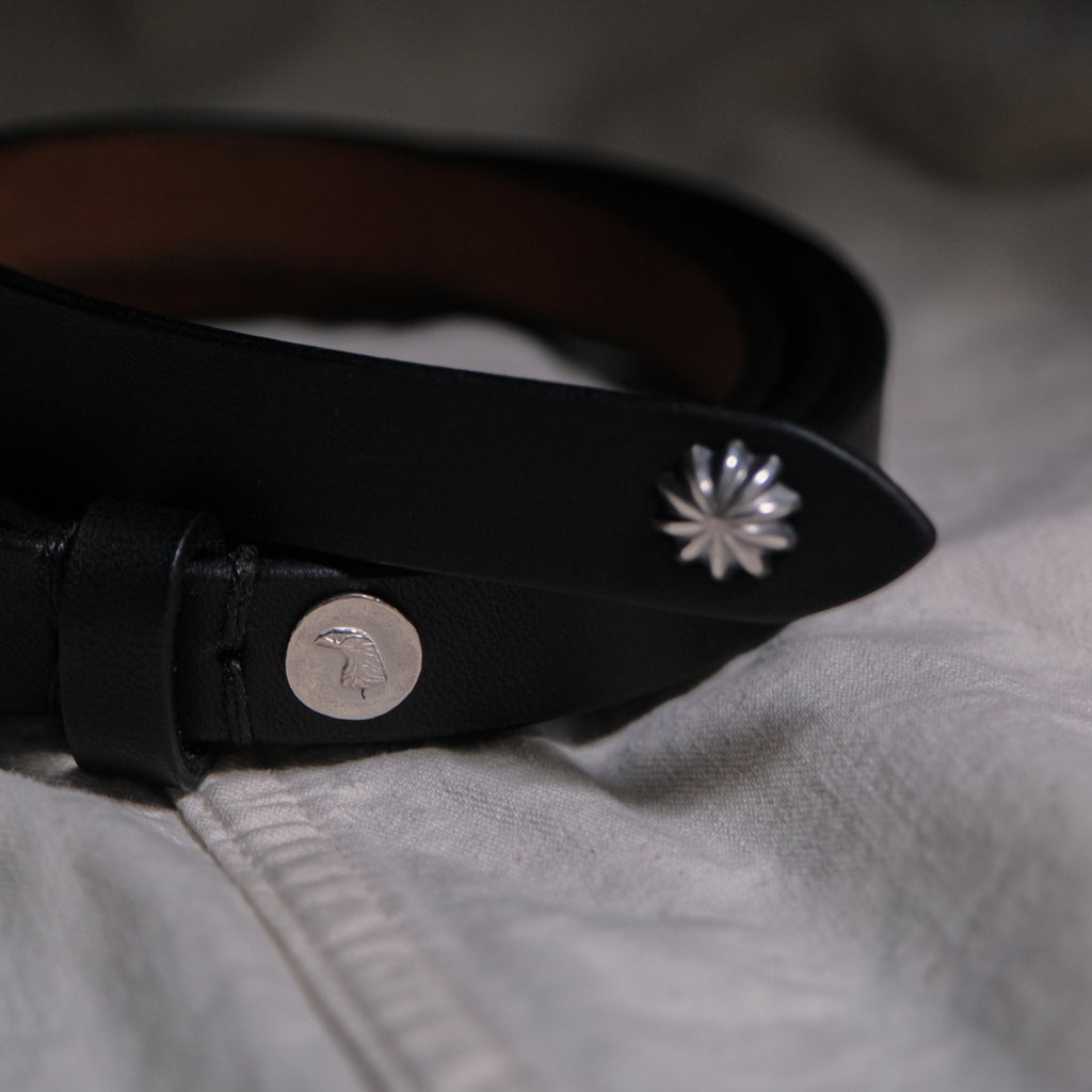 Larry Smith Horseshoe Buckle Belt / Extended Tip