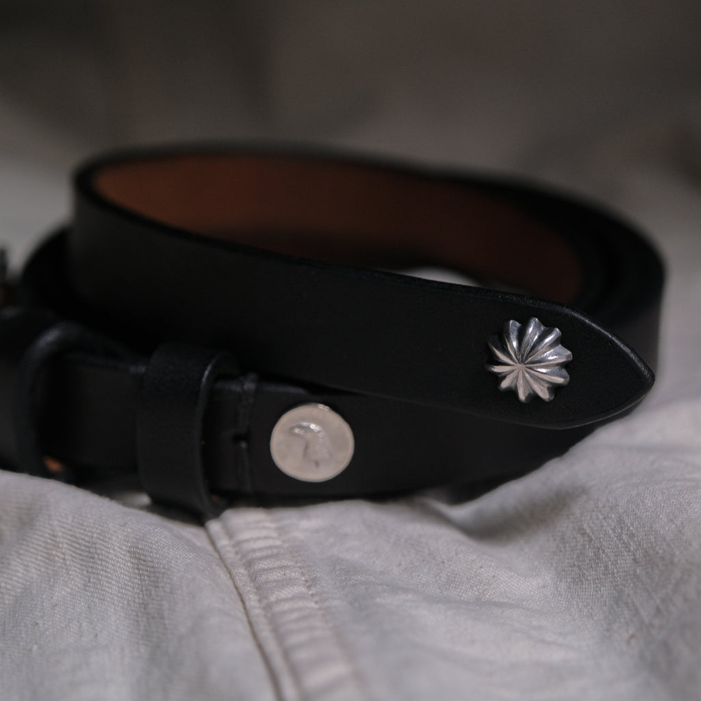 Larry Smith Horseshoe Buckle Belt / Extended Tip
