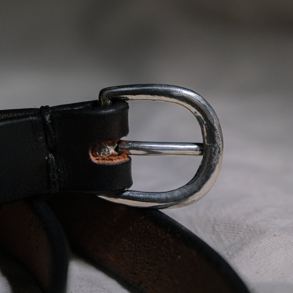 Larry Smith Horseshoe Buckle Belt / Extended Tip