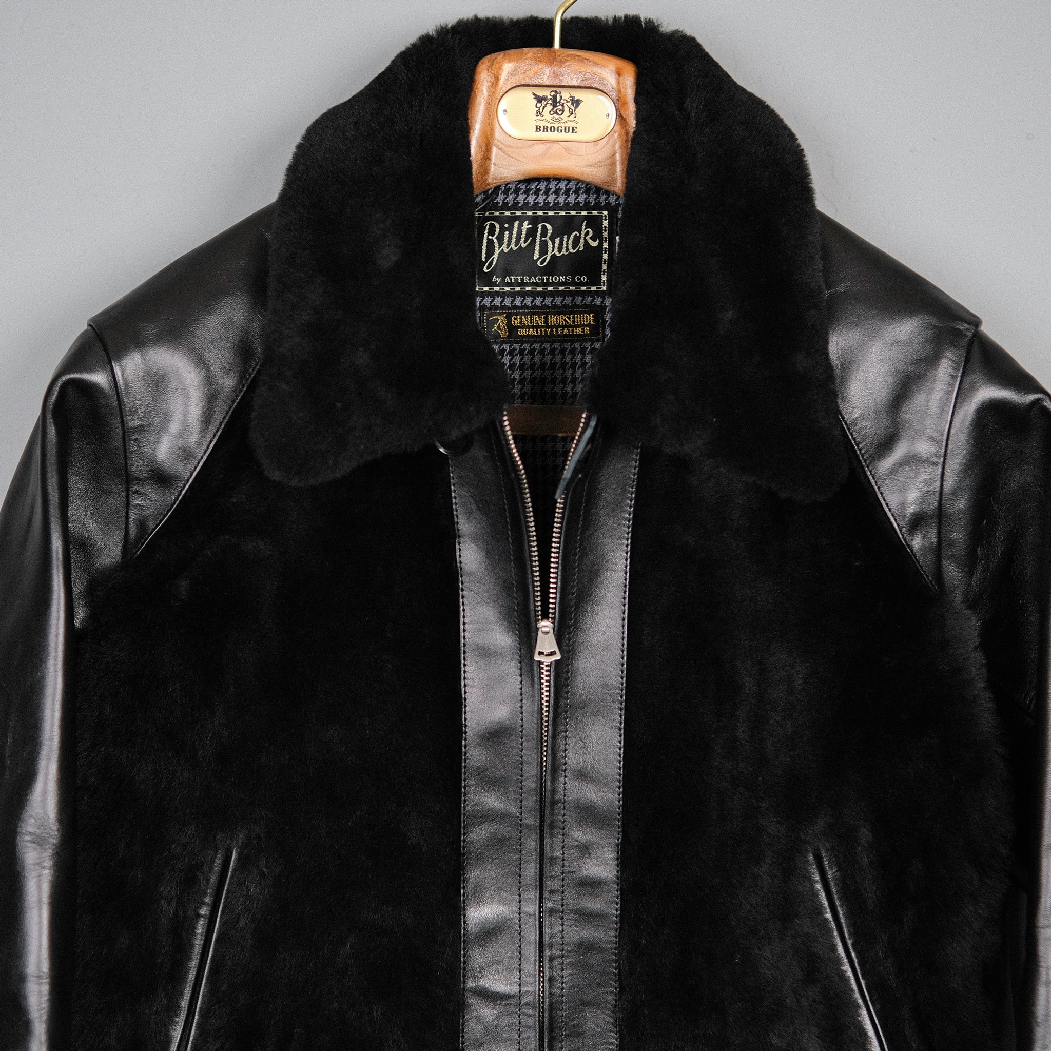 Attractions Lot. 500 Grizzly Jacket (Black/Black) – BROGUE