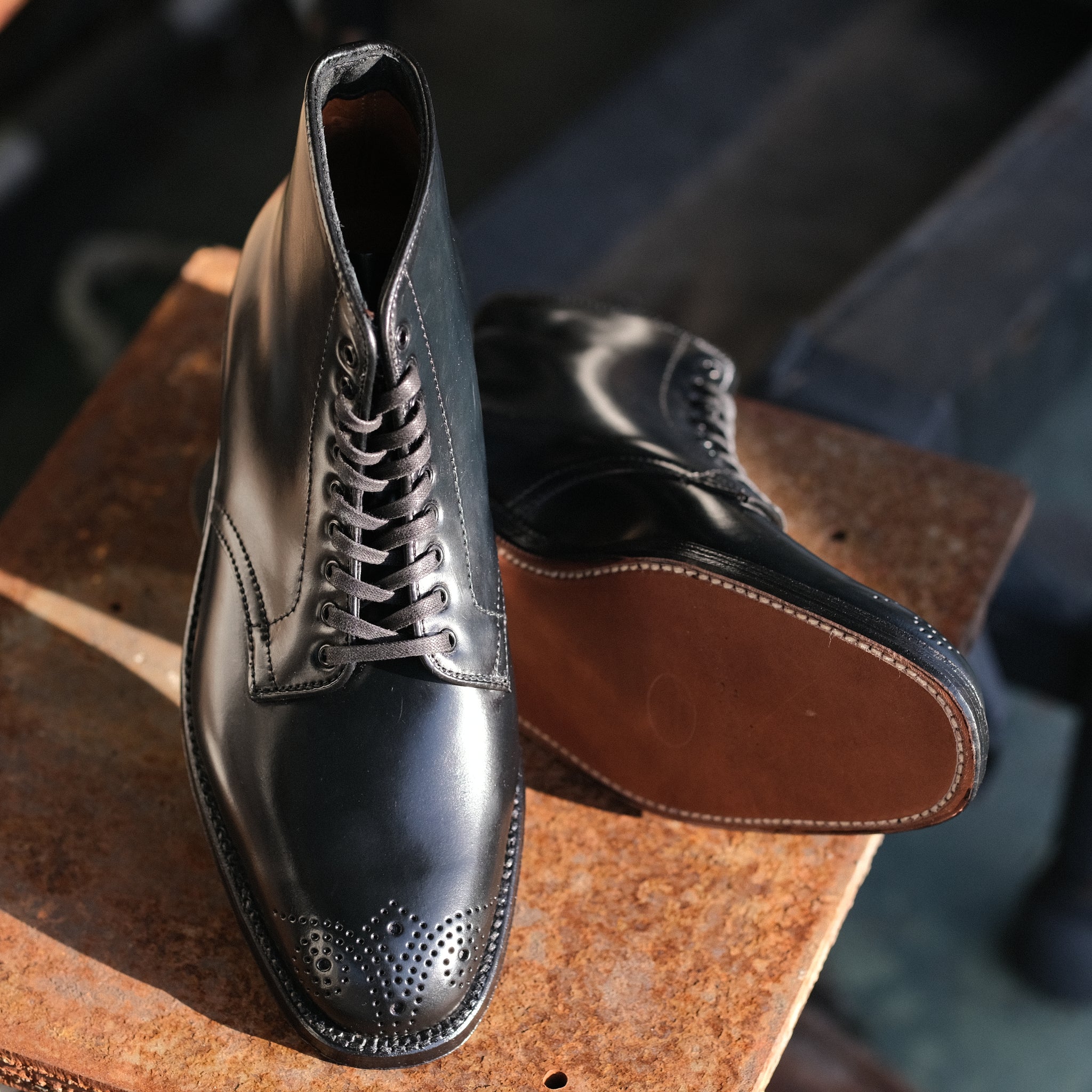 Alden x Brogue Montrose Boot BROGUE