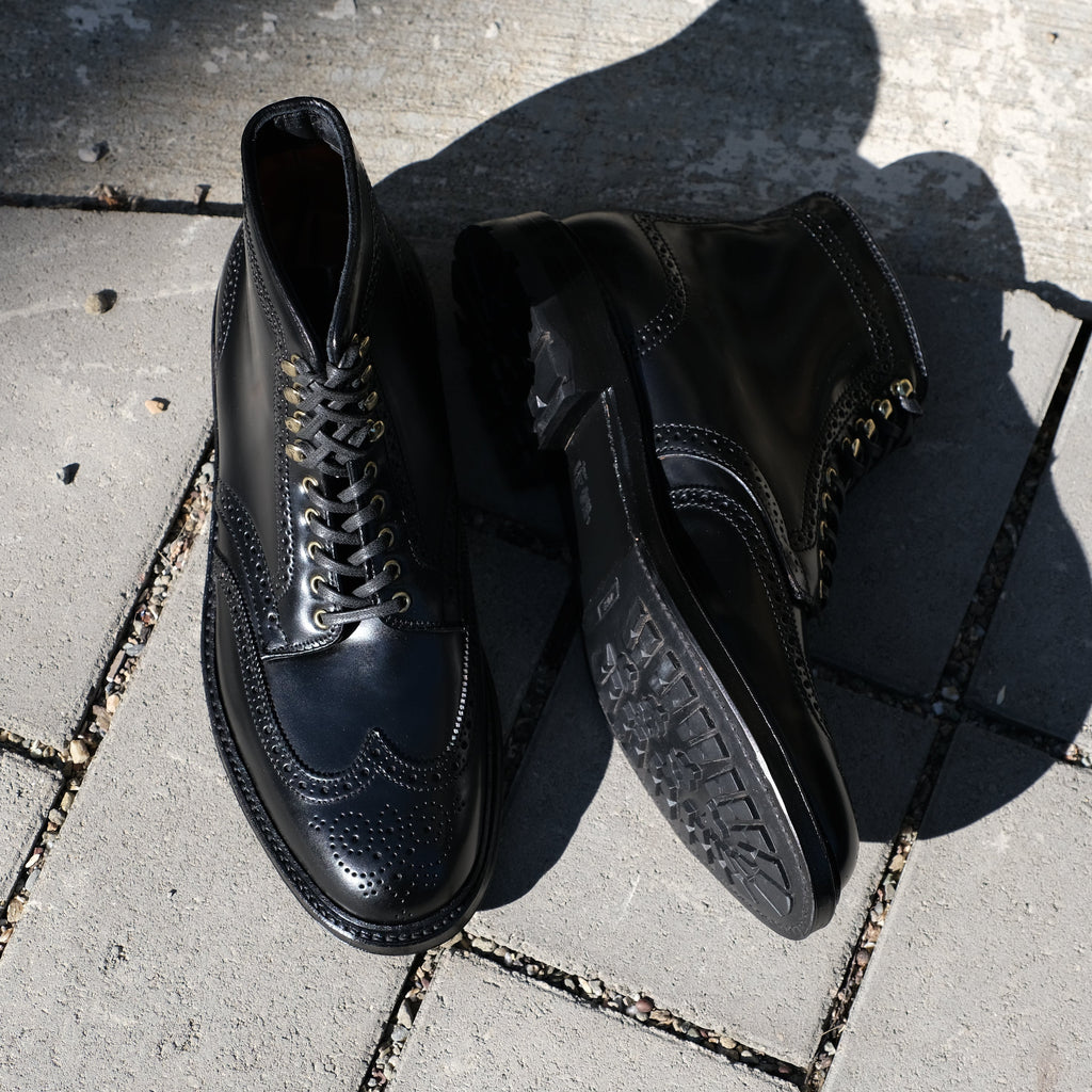 Alden x Brogue Wing Tip Boot