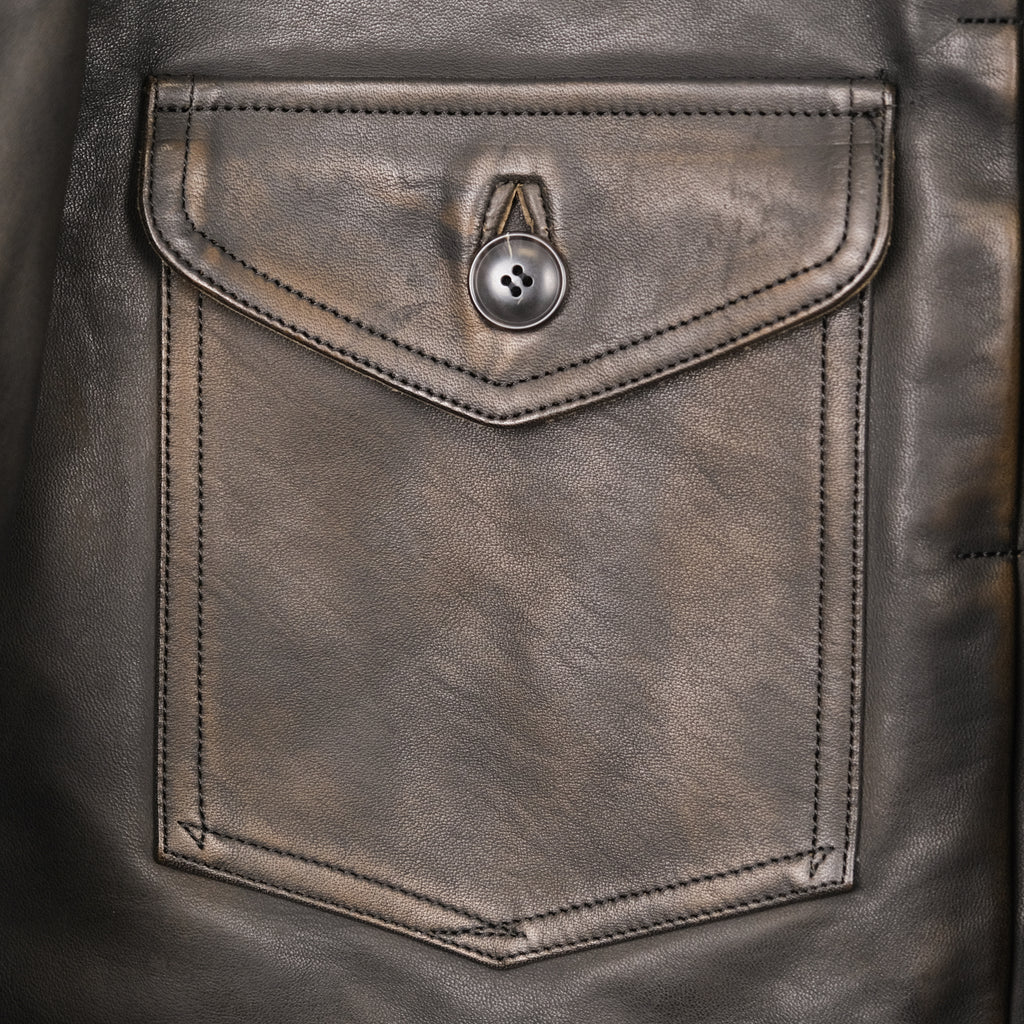 Old Joe - Patina Brown Horsehide Jean Jacket