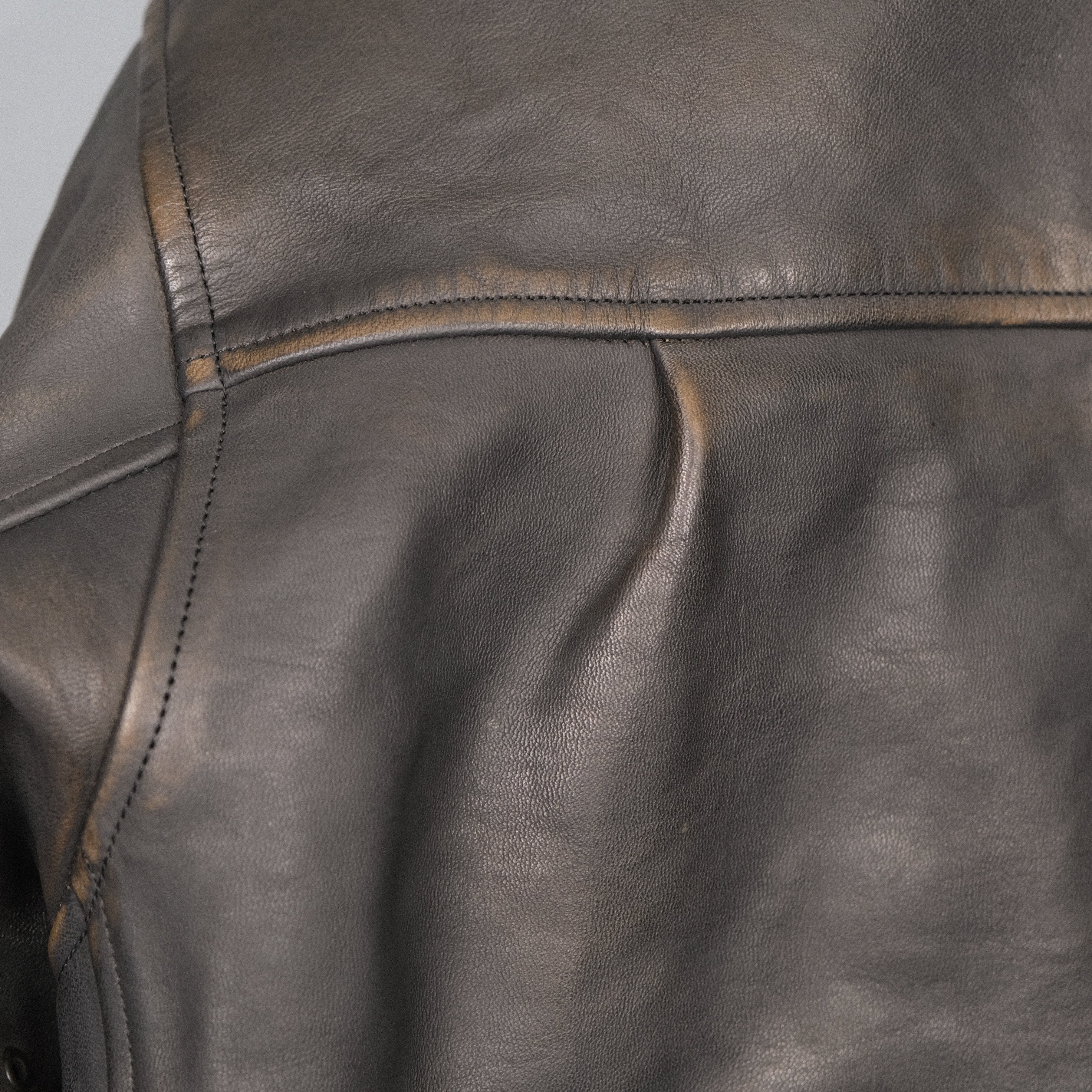 Old Joe - Patina Brown Horsehide Jean Jacket – BROGUE