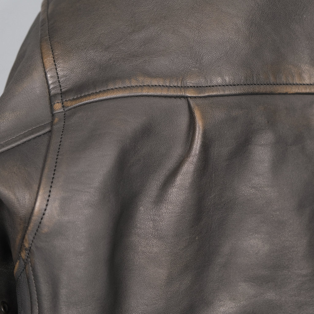 Old Joe - Patina Brown Horsehide Jean Jacket