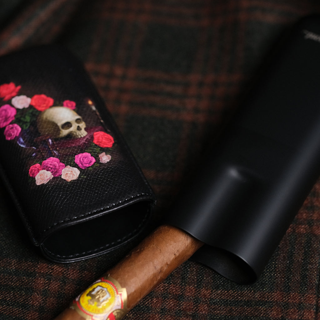 S.T. Dupont Memento Mori Double Cigar Case