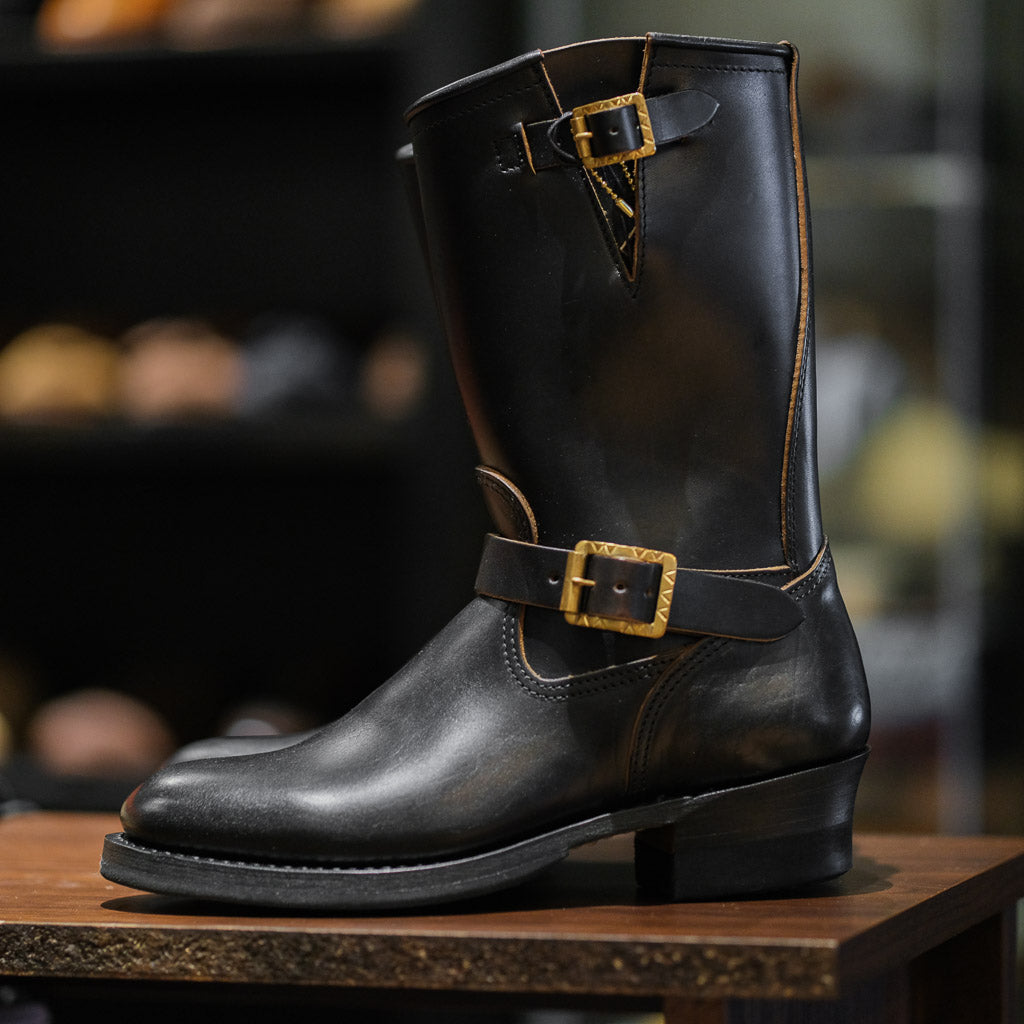 靴 Biltbuck lot444 us8.5 Attractions x Brogue x Motor - Biltbuck Lot 444 Engineer Boot