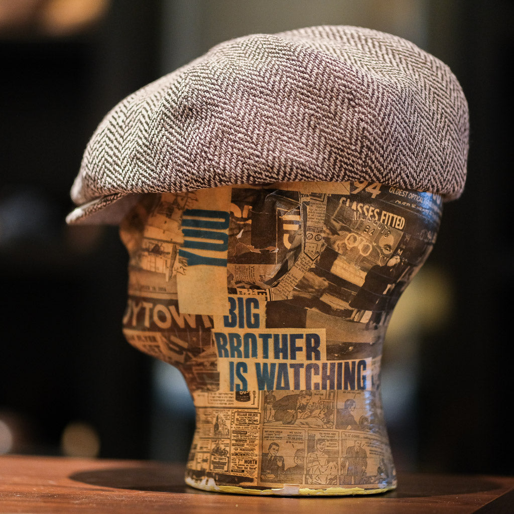 帽子 old joe peaked cap (summer tweed) 24ss Old Joe - Summer Tweed Peaked Cap – BROGUE
