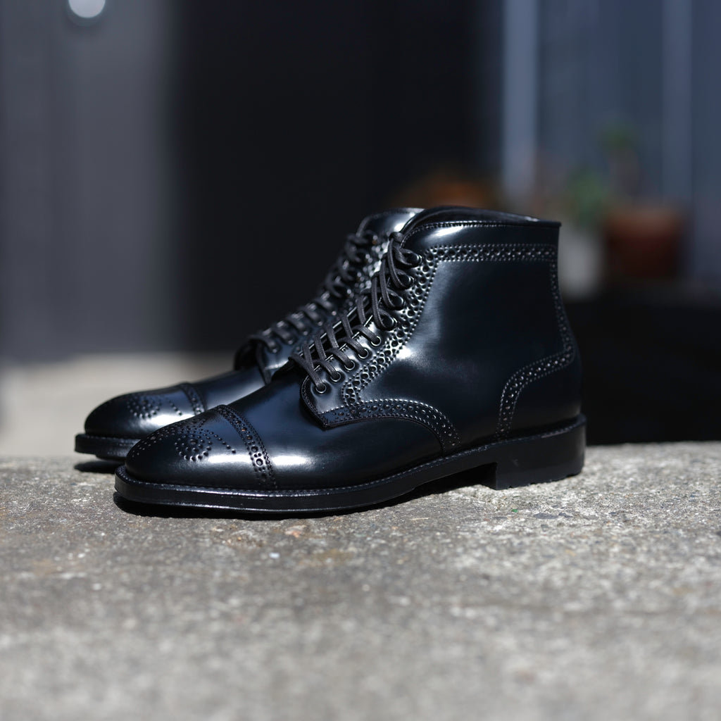 Alden x Brogue Venice Boot (Black)