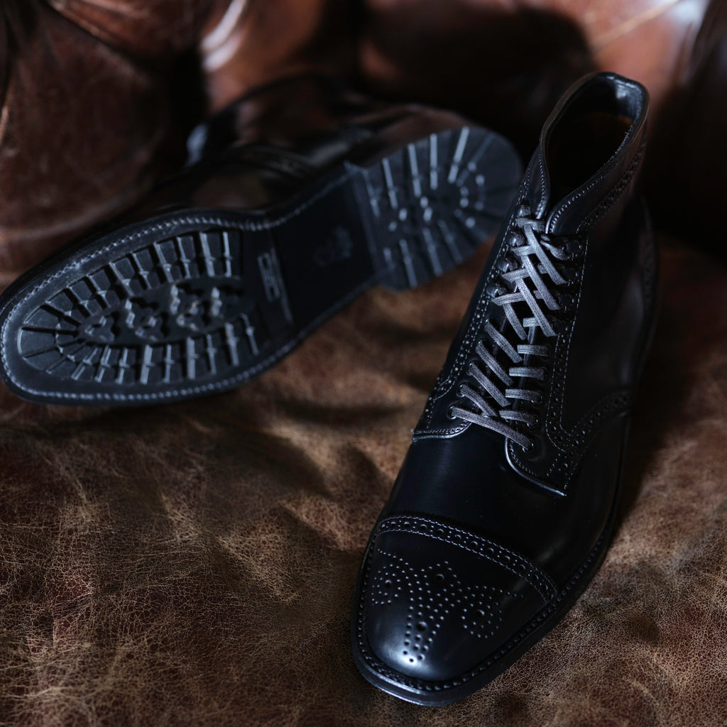 Alden x Brogue Venice Boot (Black)