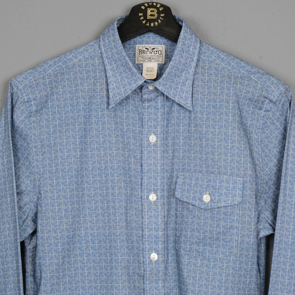 RRL Eli patterned dress shirt