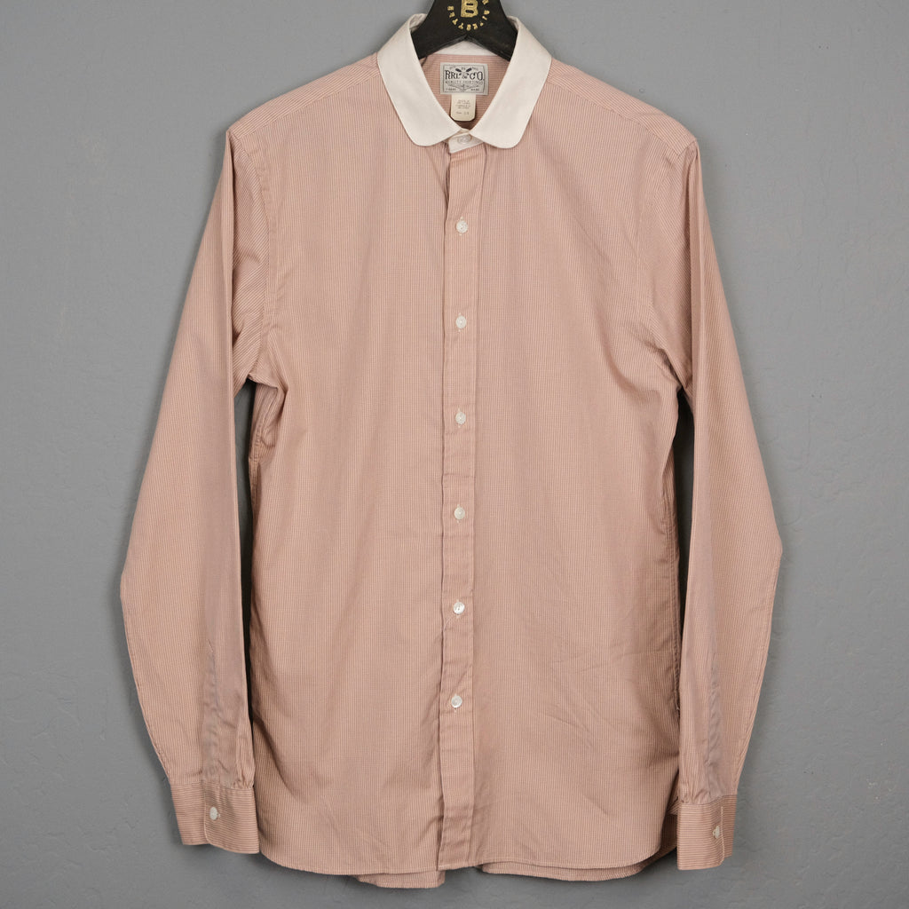 RRL Slim Fit Club Collar Woven Shirt