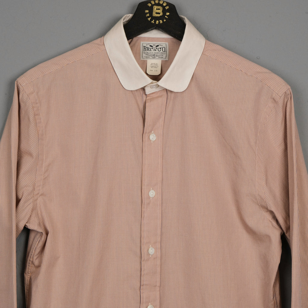 RRL Slim Fit Club Collar Woven Shirt