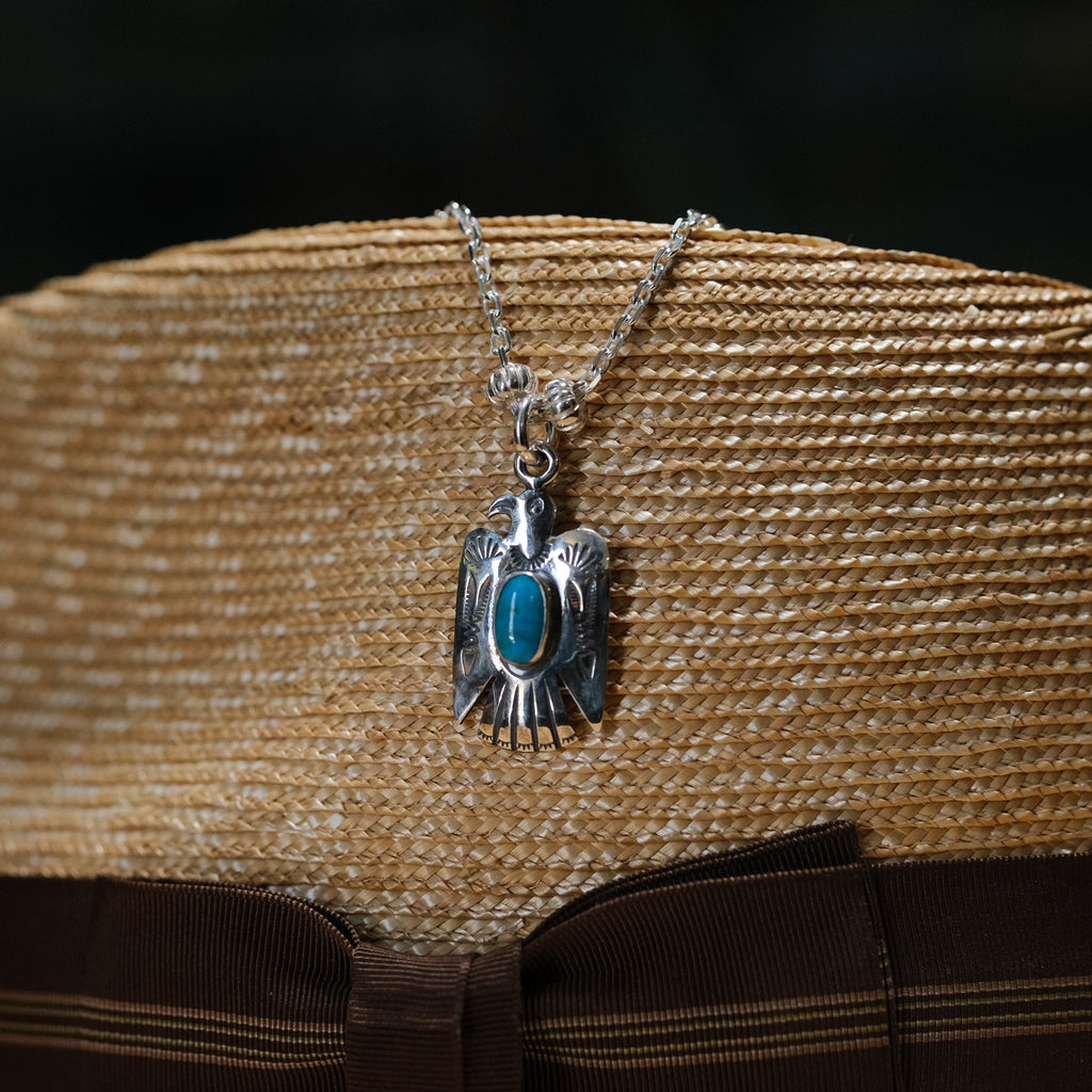 Larry Smith Navajo Thunderbird Necklace