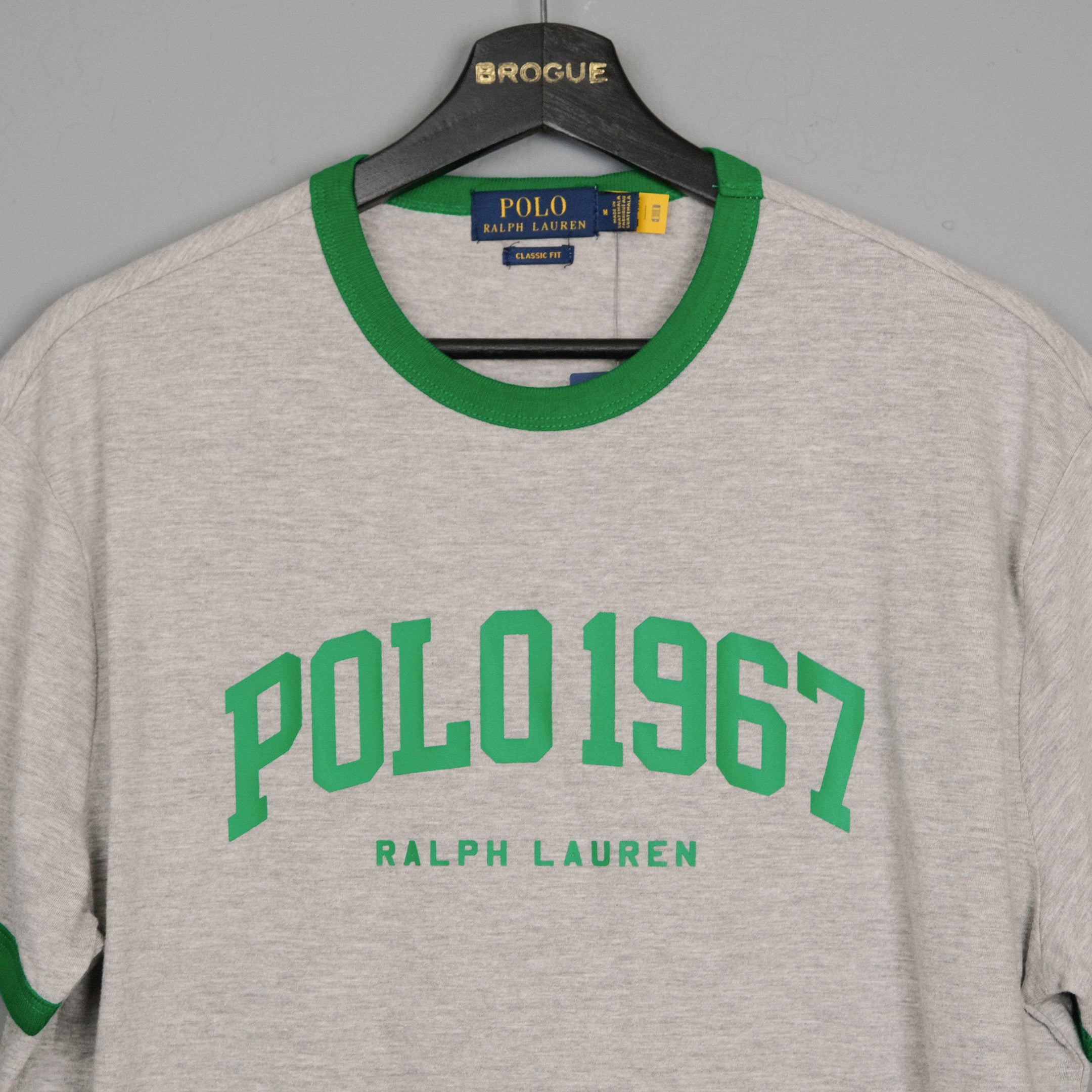 Ralph Lauren Logo Polo T-Shirt - Grey