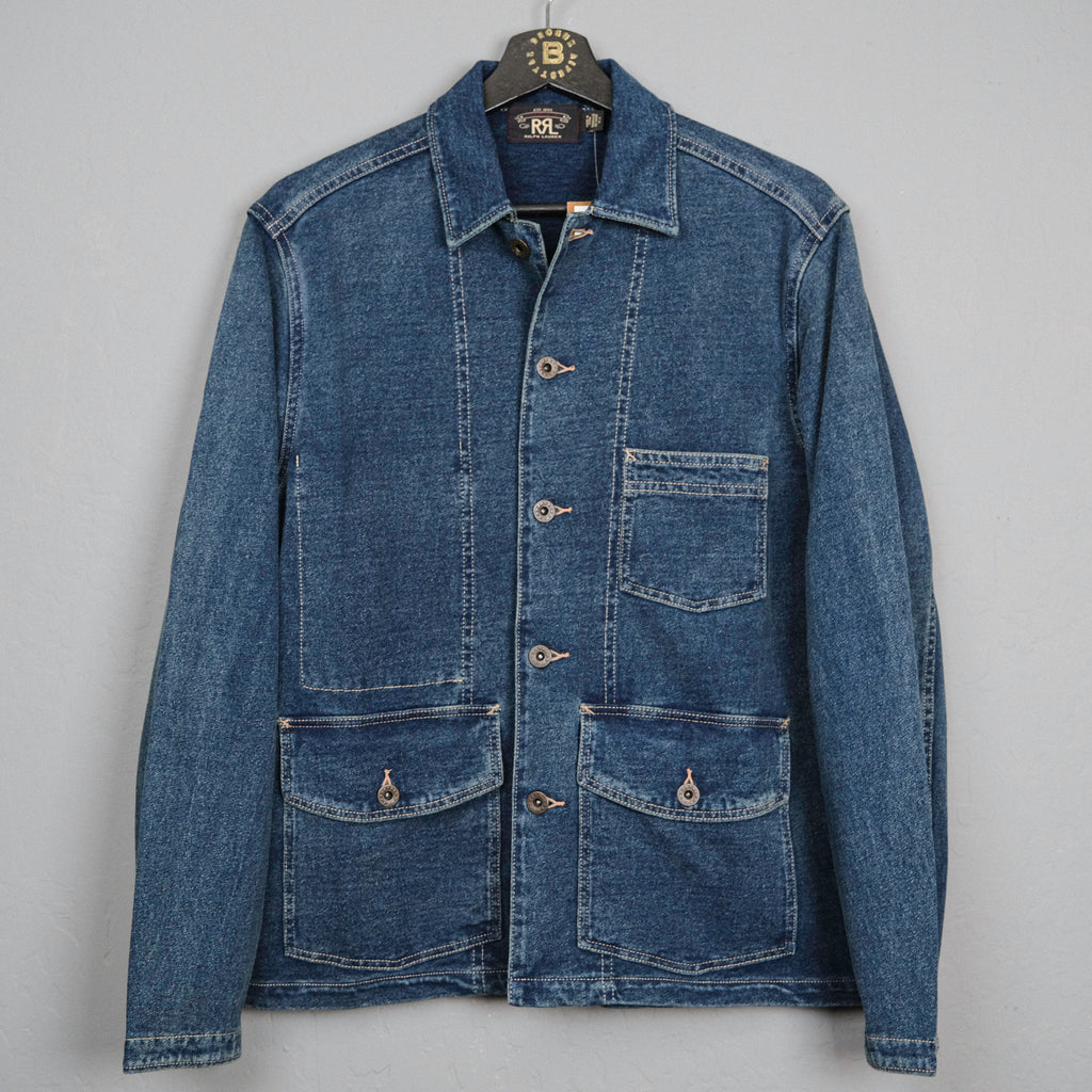 RRL Indigo Twill Overshirt