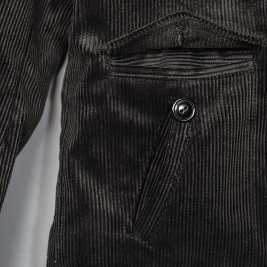 Belafonte Ragtime Corduroy Leather Elbow Patch Jacket