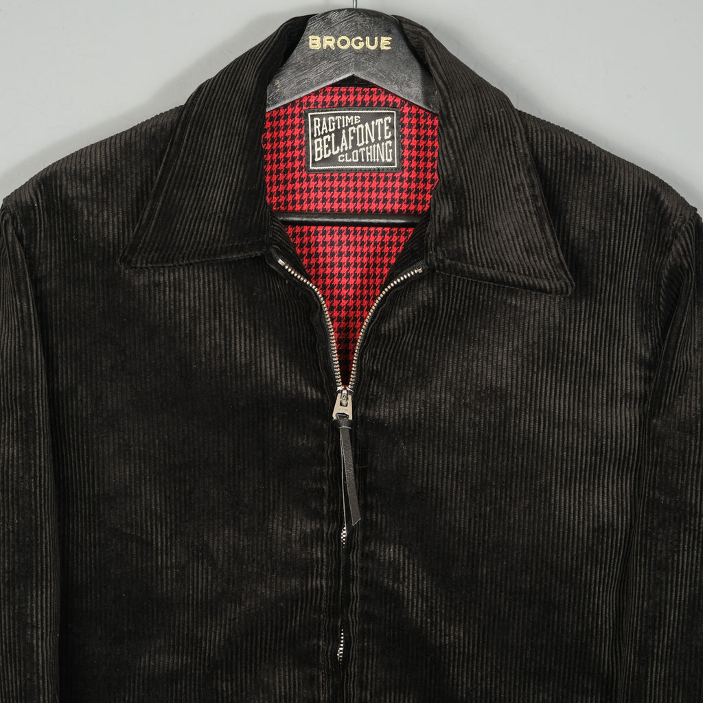 Belafonte Ragtime Corduroy Leather Elbow Patch Jacket