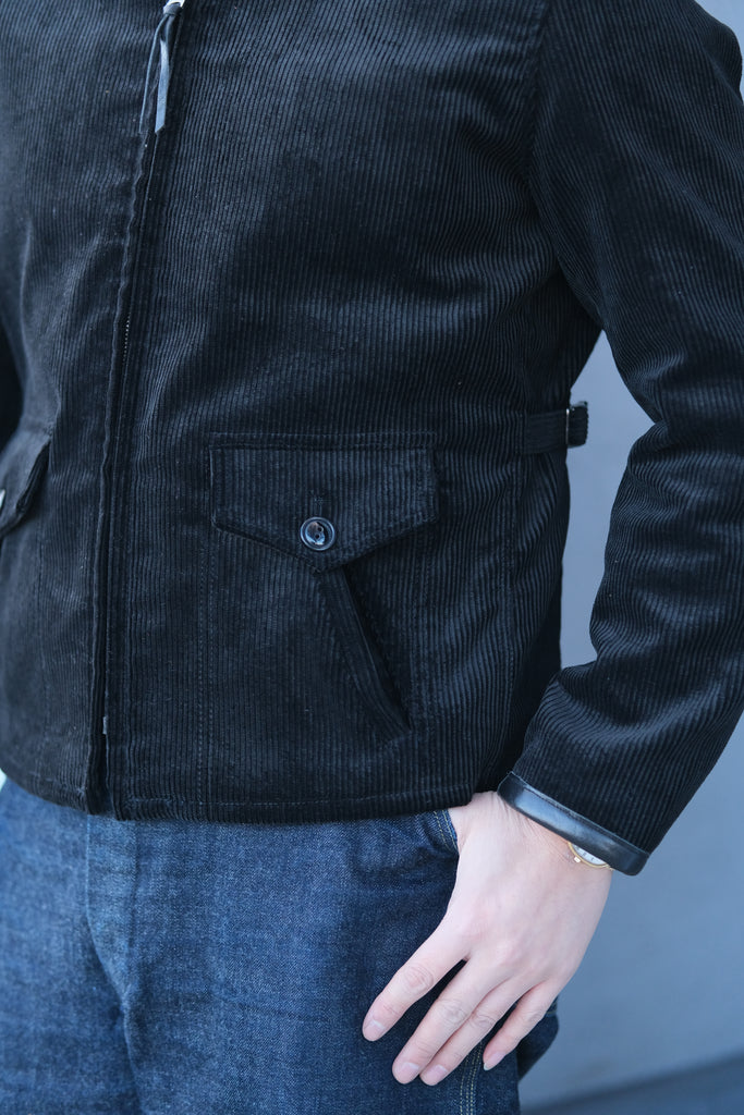 Belafonte Ragtime Corduroy Leather Elbow Patch Jacket