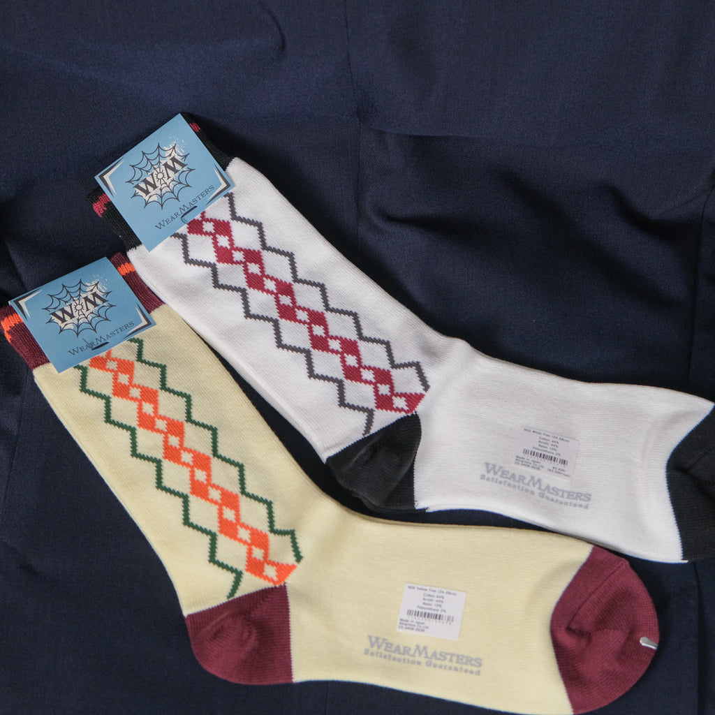 Attractions  Jagged Lined Socks