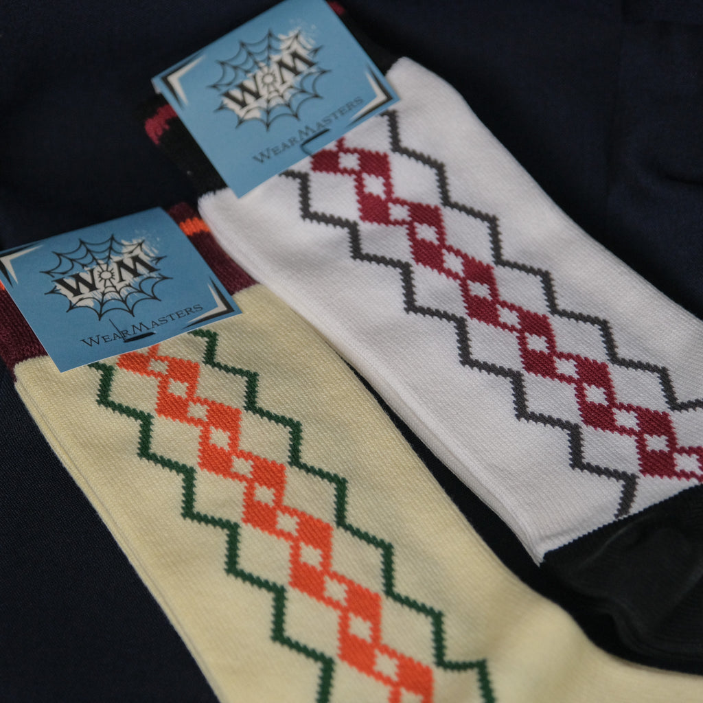 Attractions  Jagged Lined Socks