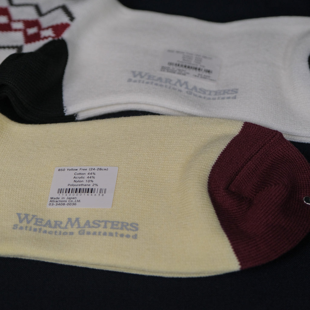 Attractions  Jagged Lined Socks