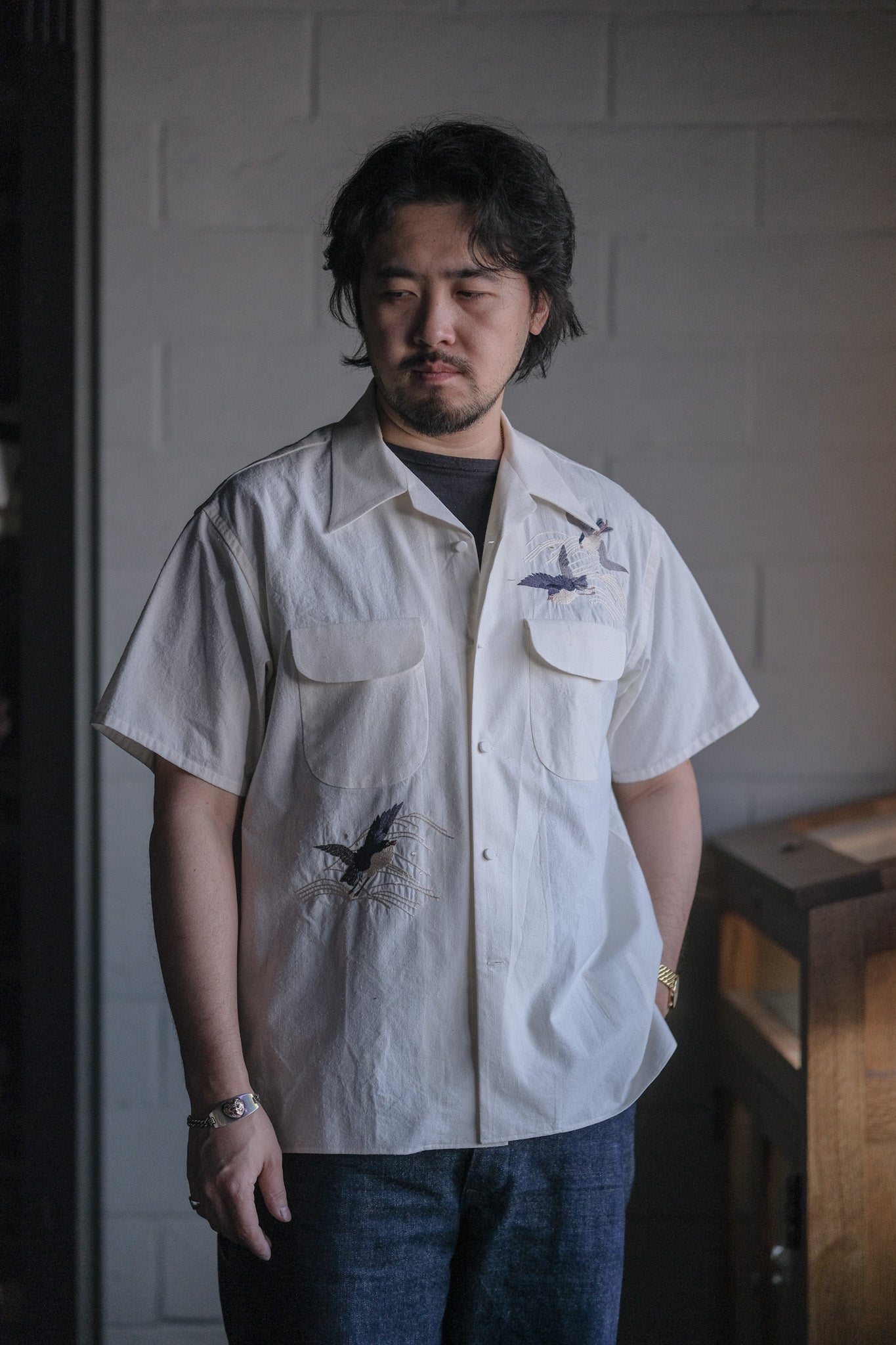 【OLD JOE】SWALLOW COLLAR NASSOU SHIRTS Old Joe Swallow Collar Nassou Shirts – BROGUE