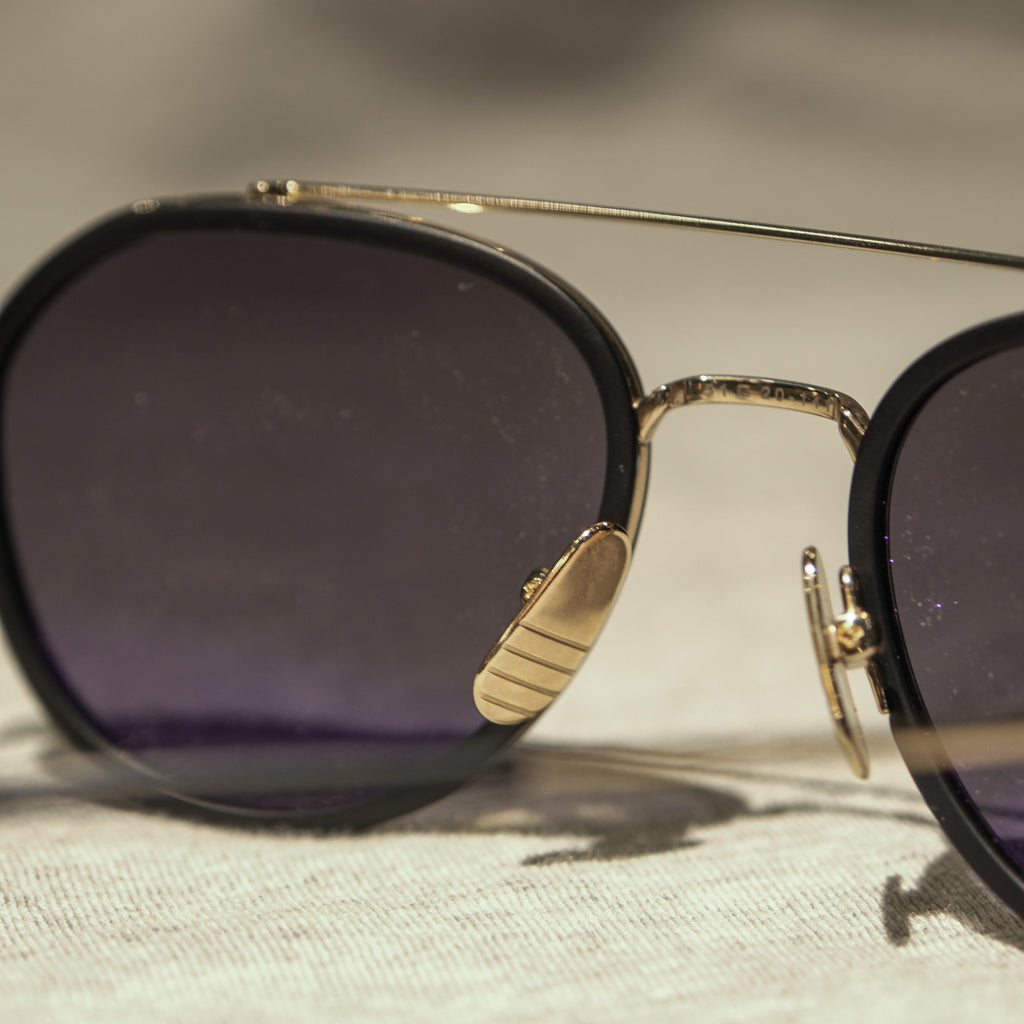 Thom Browne Black/Gold Sunglasses