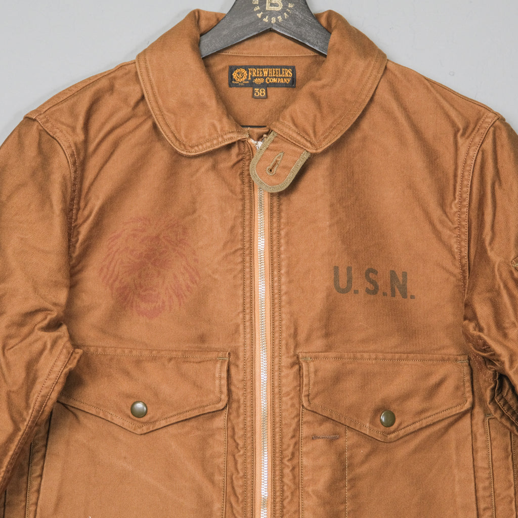 Freewheelers Gilmore Oil S-8 Aviators Jacket