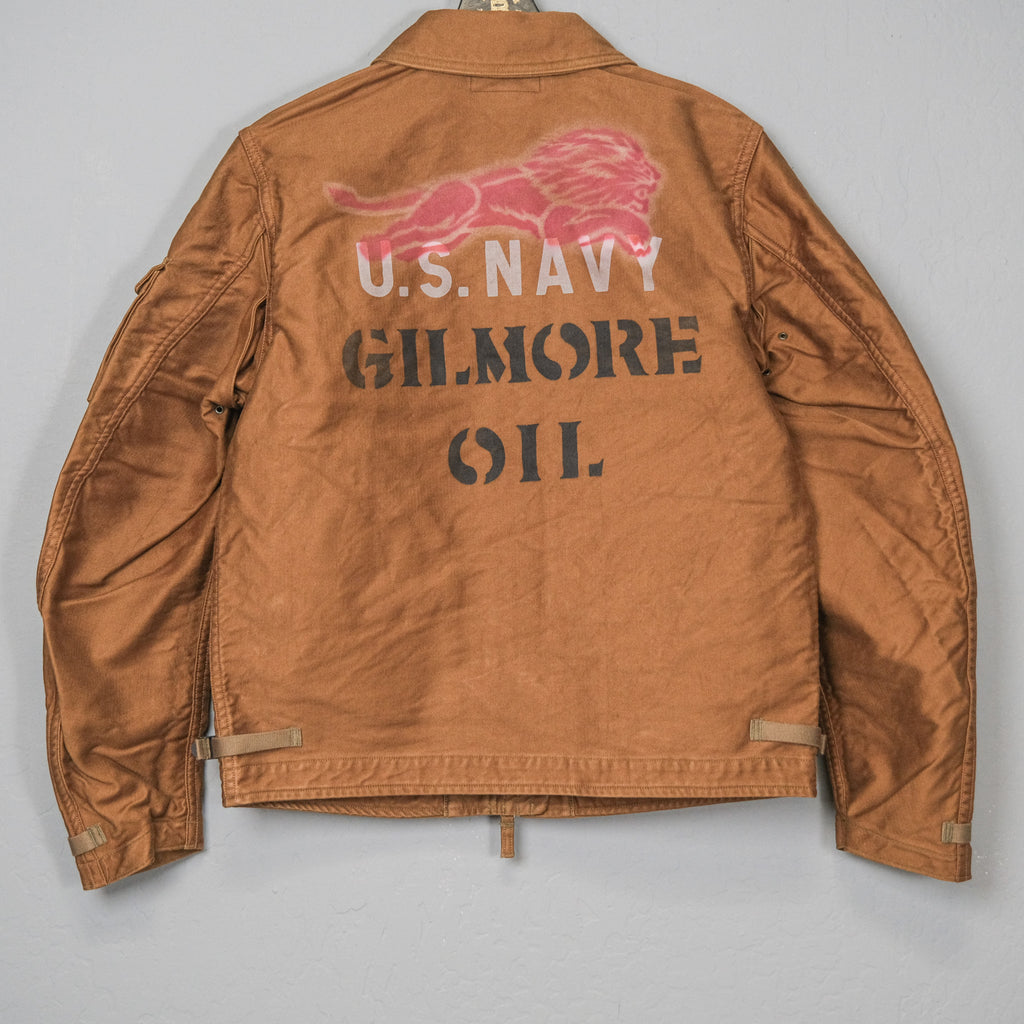 Freewheelers Gilmore Oil S-8 Aviators Jacket