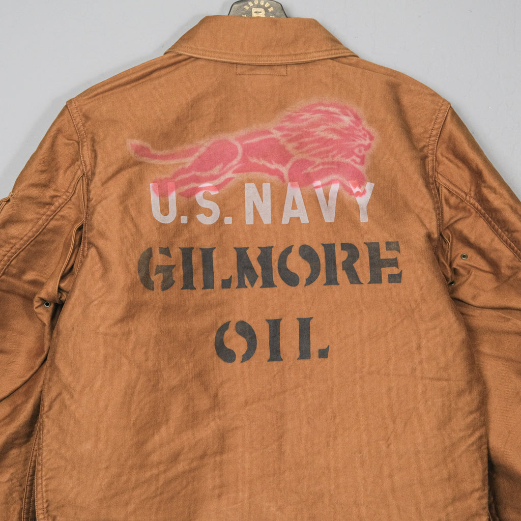 Freewheelers Gilmore Oil S-8 Aviators Jacket
