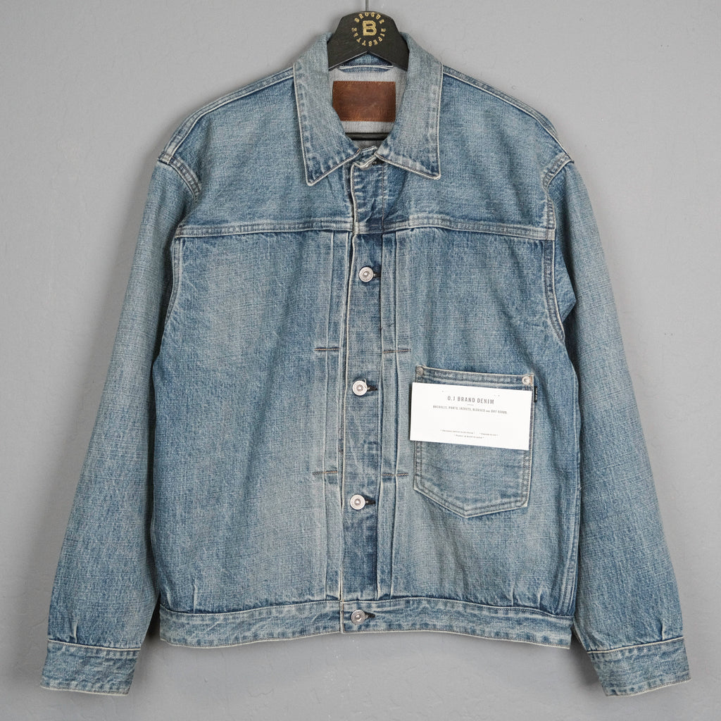 Old Joe - Riveted  One Pocket Jean Jacket (Fade Indigo)