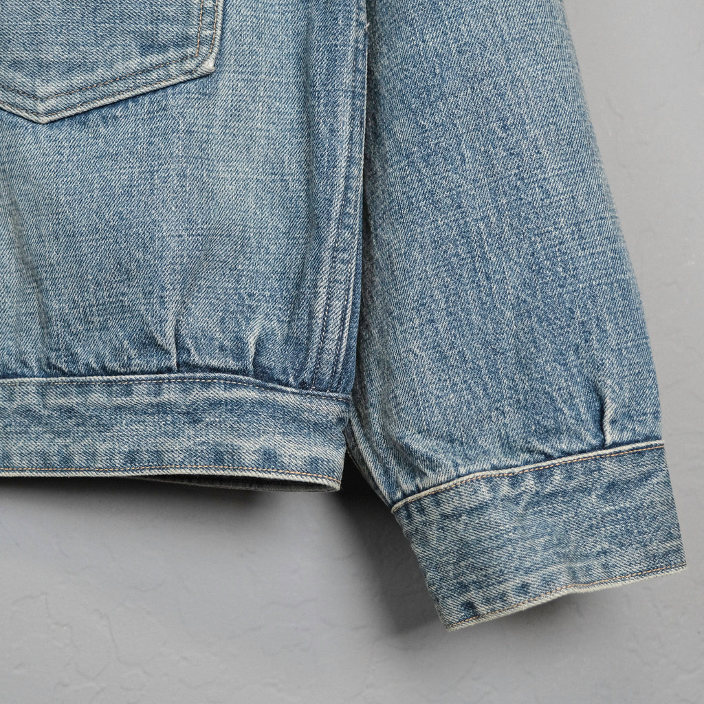 Old Joe - Riveted  One Pocket Jean Jacket (Fade Indigo)