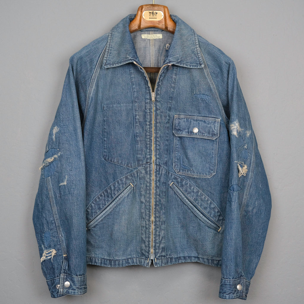 Old Joe - "Scar Face" Roll Collar Zip Jacket