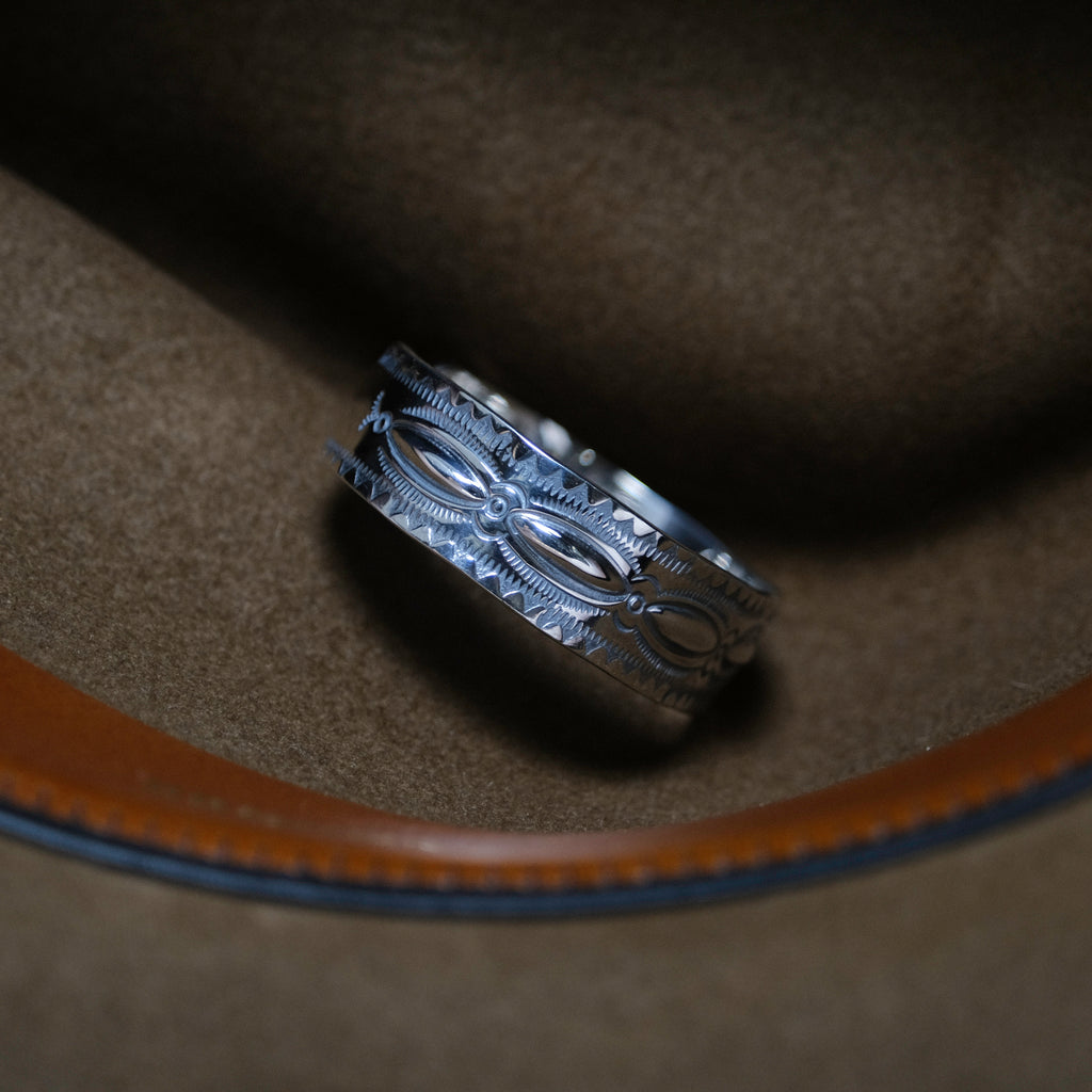 Larry Smith Leaf Repousse Bracelet