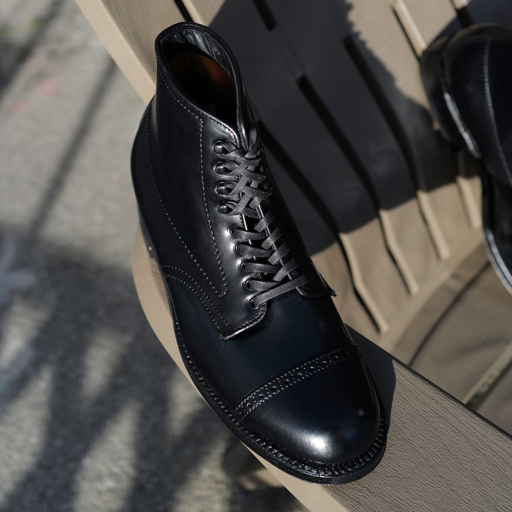 Alden x Brogue 5ZP Army Boot (Black Shell)