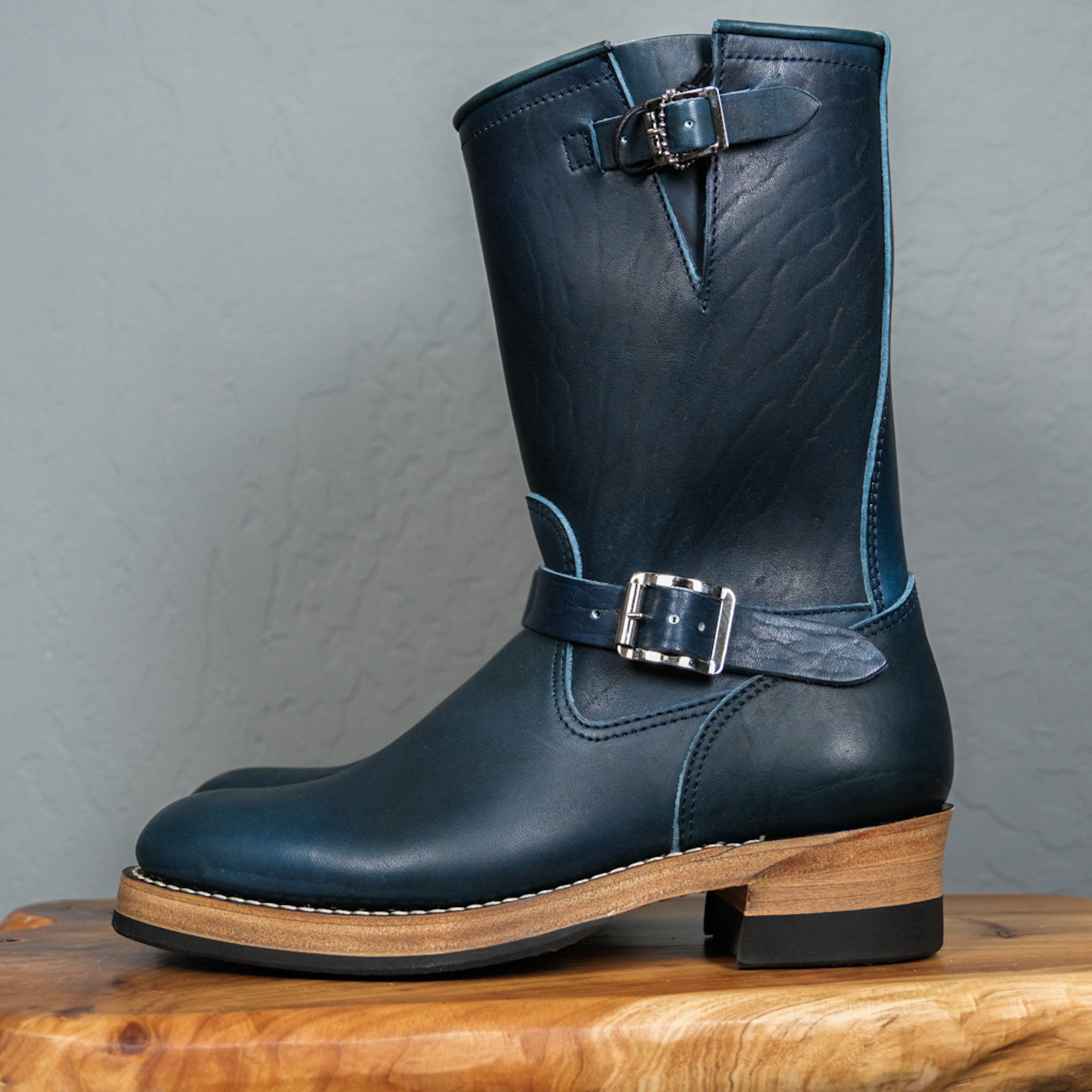 Attractions - Biltbuck Lot 444SP Indigo Horsebutt Engineer Boots