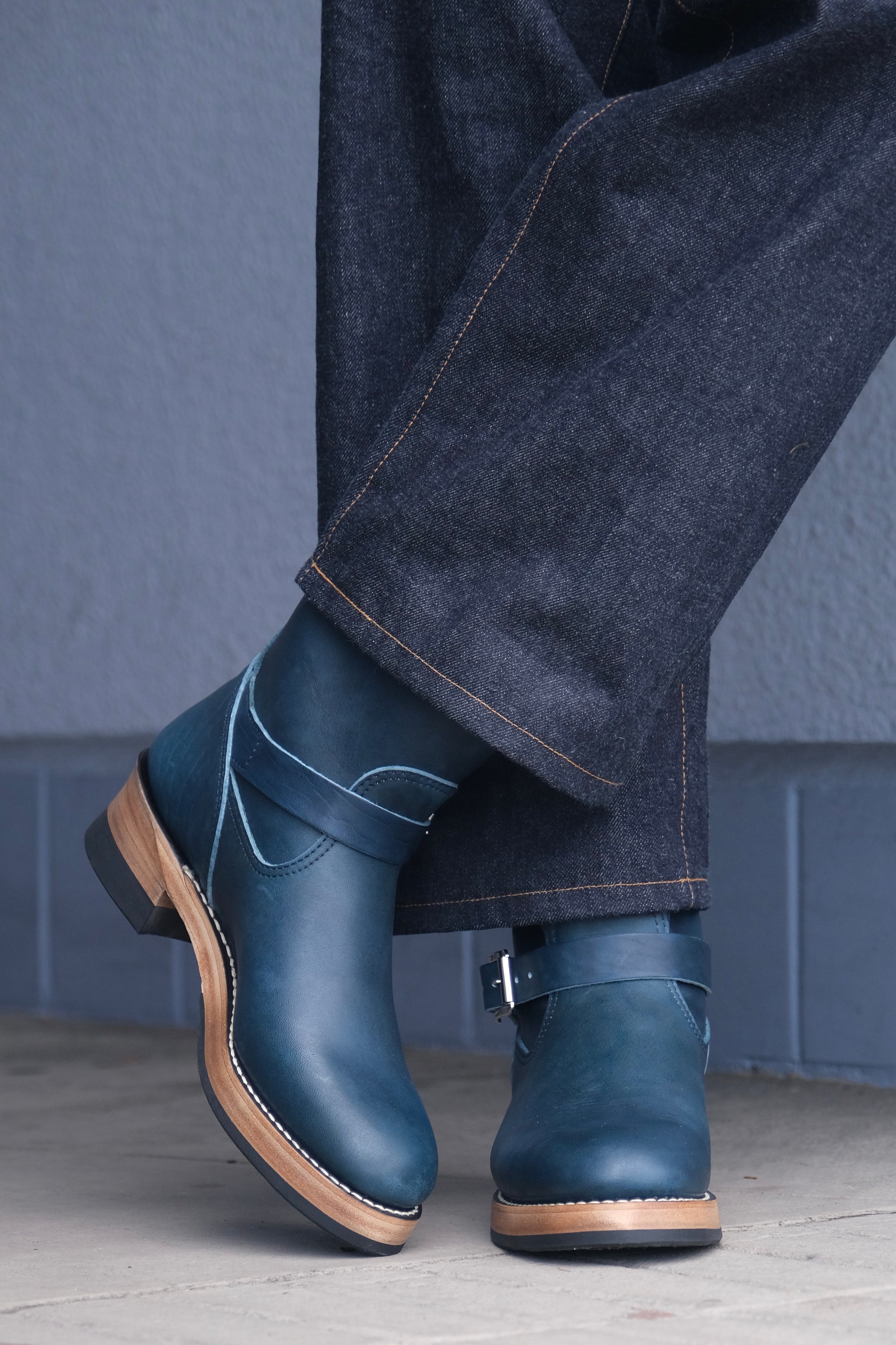 Attractions - Biltbuck Lot.444SP Indigo Horsebutt Engineer Boots